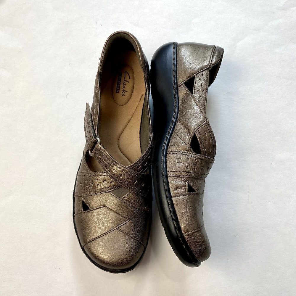 Clarks Ashland Spin Slip On Loafer Pewter 9